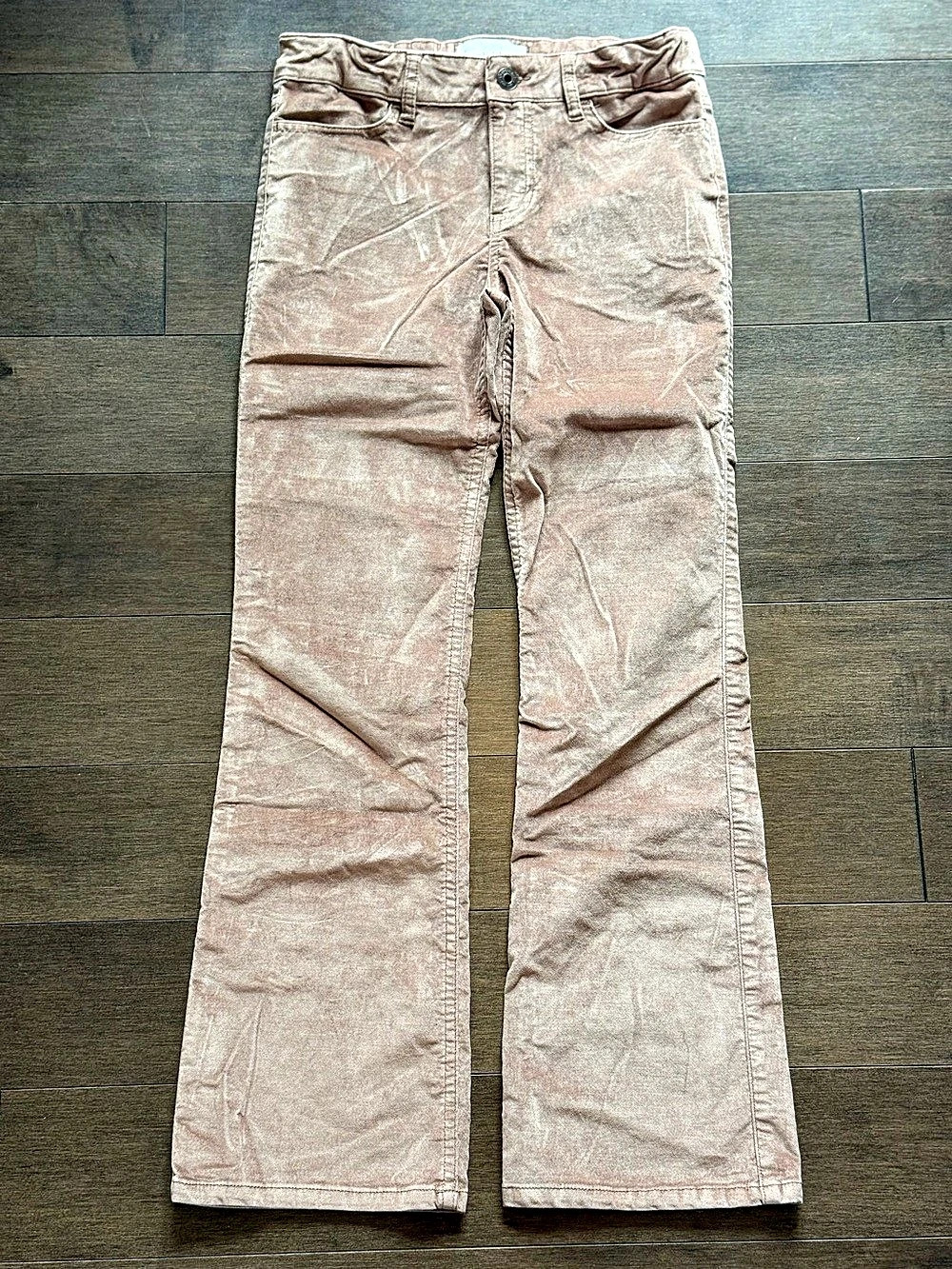Abercrombie Kids Girls Size 11/12 Pink Flare Leg Pants